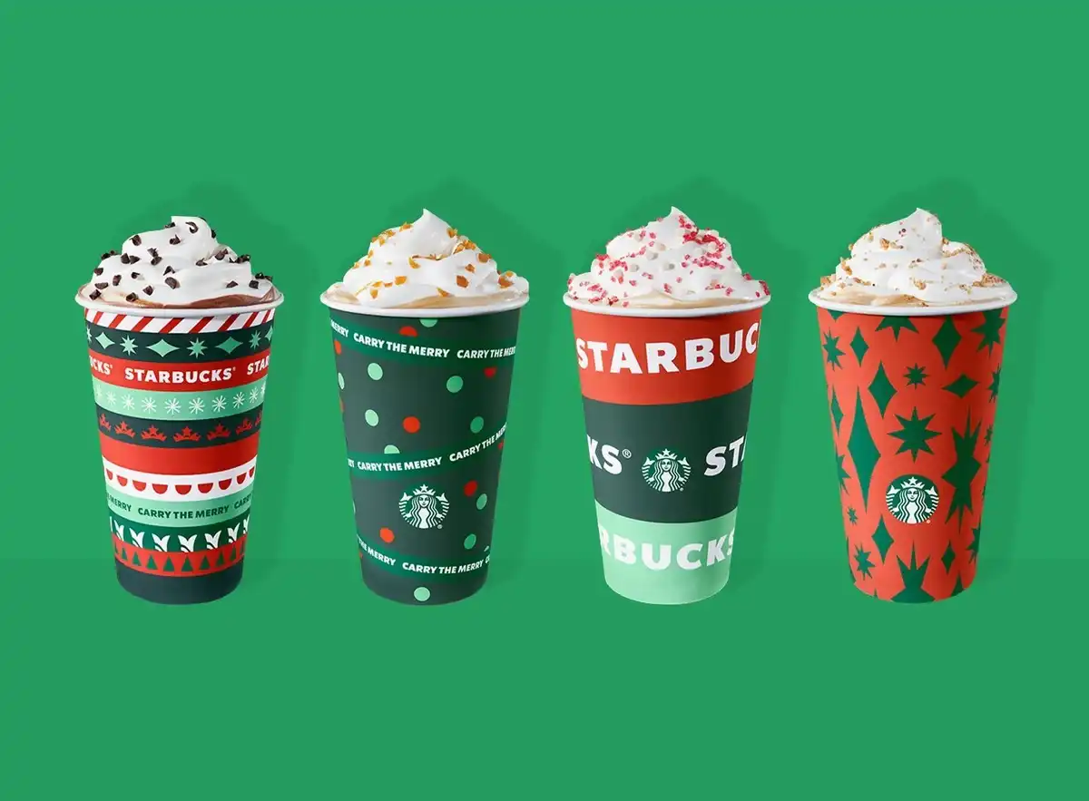 Starbucks 'Merry Coffee' cups look a lot like Christmas - without saying it